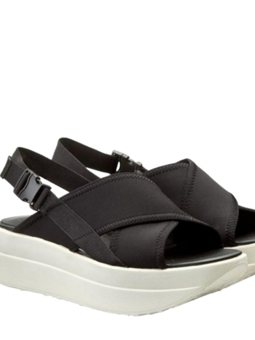 VAGABOND Daria Chunky Platform Sandals 37 Slingback Neoprene CrissCross 7 Wedges - Picture 11 of 13